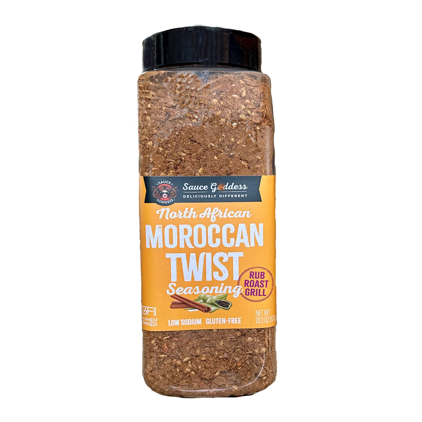 Sauce Goddess-Moroccan Twist Jumbo Spice Shaker-