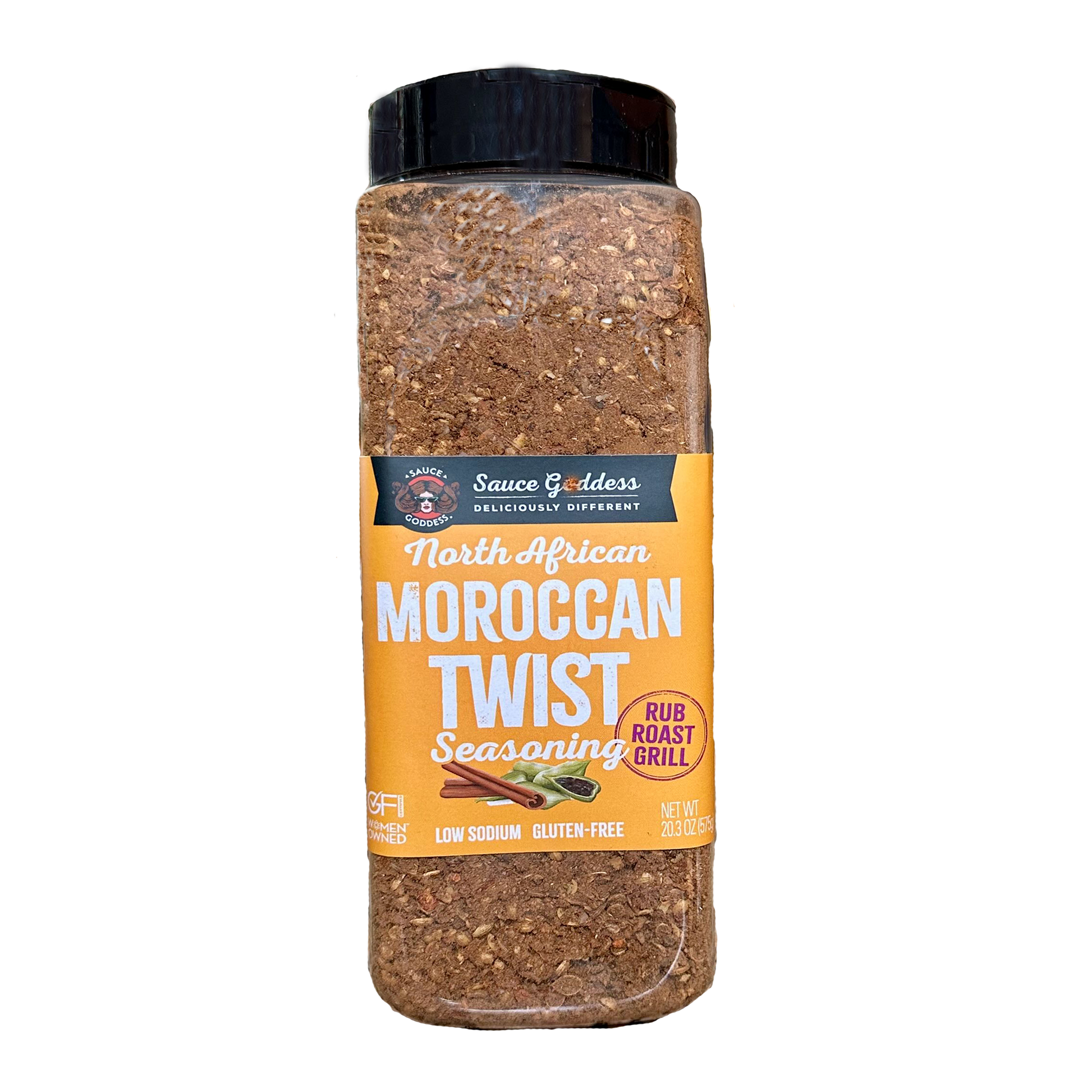 Sauce Goddess-Moroccan Twist Jumbo Spice Shaker-