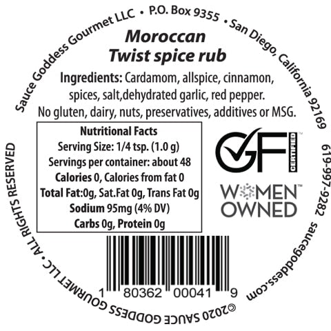 Moroccan Twist Spice Tin And Refill Pouch