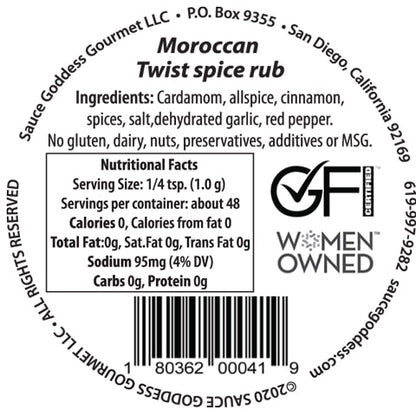 Moroccan Twist Spice Tin And Refill Pouch